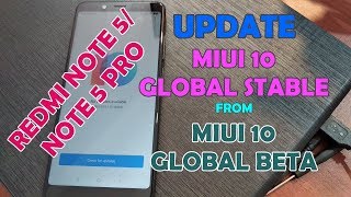 Update MIUI 10 Global Stable 10.0.1.0 Redmi Note 5 Dari MIUI 10 Global Beta