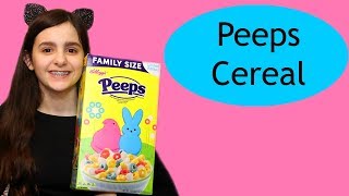 New Candy Review - Peeps Cereal (YUMMM!)