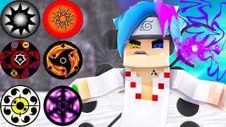 Minecraft: SARUTO - ELE CRIOU NOVOS OLHOS LENDARIOS #125