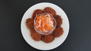 Beef Cutlet in 30mins Kerala Style - ഈസി ബീഫ് കട്ട്ലേറ്റ് കേരള സ്റ്റൈൽ