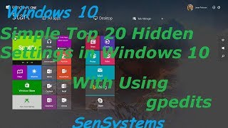 How to enable #20 Group policy editor( Gpedit.msc) in win 10 pro