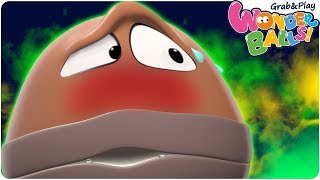Learn Colors With Stinky Balls | WonderBalls Vivo Special Funny Cartoons For Children Toddler Video
