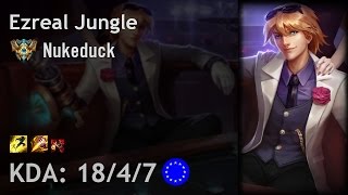Ezreal Jungle vs Lee Sin - Nukeduck - EUW Challenger Patch 7.8