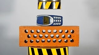 ГИДРАВЛИЧЕСКИЙ ПРЕСС ПРОТИВ НОКИА 3310 И КИРПИЧА ЧТО КРЕПЧЕ