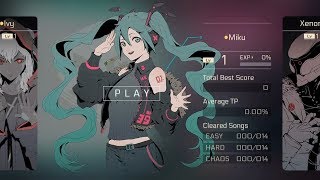 Cytus II - 55 Minute (Hatsune Miku) Playthrough [iOS]