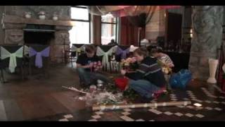Офорпление свадьбы цветами и тканью в Casablanca
