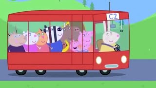 Peppa Pig English Episodes | Wheels on the Bus Song for Kids #PeppaPig