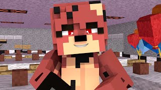 FNAF World Five Nights in Anime - "ANIME NIGHTMARE FOXY WAKES UP" (Minecraft Roleplay) Night 79