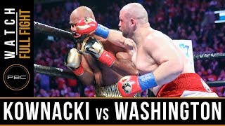 Kownacki vs Washington FULL FIGHT: January 26, 2019 - PBC on FOX