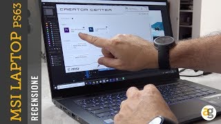RECENSIONE MSI PS63 con GTX 1050 Max Q