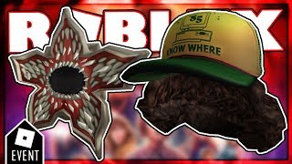 LEAKS ROBLOX STRANGER THING EVENT PRIZES | NEW ROBLOX EVENT 2019