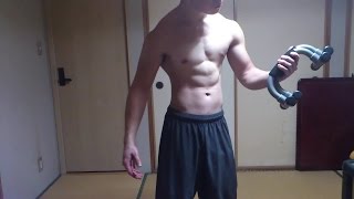 【筋トレ】初心者のプッシュアップバー トレーニング法 9種目/Parallette Training for Beginners