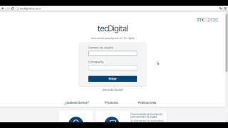 Tutorial Introduccion al Tec Digital