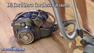 CES 2015 | LG Cord Zero Cordless Canister Vacuum | Dirt Compactor | Lithium Ion Battery | CordZ