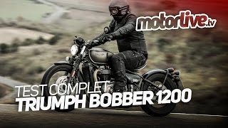 TRIUMPH BONNEVILLE 1200 BOBBER | TEST