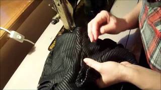 Как вшить молнию в брюки, How to Sew in a Zipper to Pants