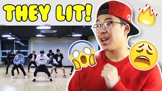 BTS - I NEED U Dance practice REACTION!