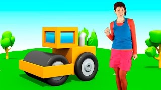 Видео для детей  Машины Загадки - асфальтовый каток