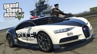 GTA 5 Mods - PLAY AS A COP MOD!! GTA 5 Police Bugatti Chiron Mod Gameplay! (GTA 5 Mods Gameplay)