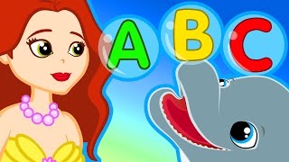 Abc Alfabeto Português com a pequena sereia - Musica Infantil com os Amiguinhos