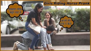 Horse Riding Prank On Cute Girls With Twist | Funky Joker