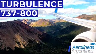 AEROLINEAS ARGENTINAS 737-800 TURBULENT LANDING | Buenos Aires AEP ✈ Ushuaia USH