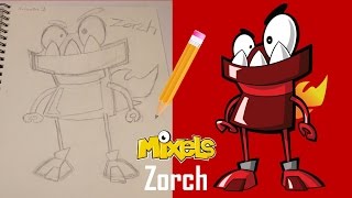 LEGO Mixels Drawing Video - Zorch (Infernites)