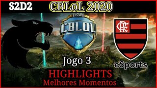 CBLoL 2020 FUR vs FLA highlights do jogo 3 | CBLoL 2020 Furia vs Flamengo highlights jogo 3.