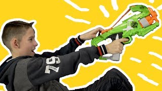 ? Игрушечный пистолет Nerf Zombie Strike Outbreaker БЕСПЛАТНО подарки от штаб квартиры нёрф