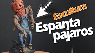 Tutorial Sculpting epoxy Clay Art | The Scarecrow #2 | Diño Channel