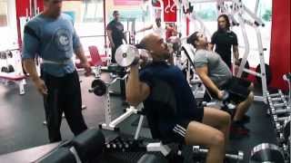 Milos Sarcev Giant Set for Shoulders, JCSimo performing