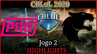 CBLoL PRG vs FUR highlights do jogo 2 | CBLoL 2020 Prodigy vs Furia Uppercut  jogo 2.