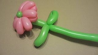 Цветок из воздушных шаров шдм /Flower of balloons.✿