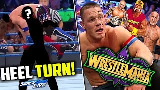 Weird WWE HEEL TURN Coming To SmackDown Live! (Huge John Cena WrestleMania 34 Match)