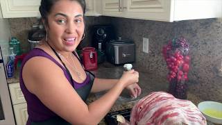 PREPARATIVOS PARA FIESTAS ? receta del pavo para que no te quede seco , flan y maquillaje rápido