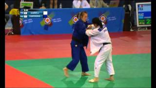 Дзюдо Открытый кубок Европы 2015 Skarlett Gabrielli vs Alexandra Podryadova Александра Подрядова