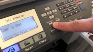 Brother MFC Printer - How To Clear the Brother Low Toner Error