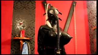 Tanja with Gasmask