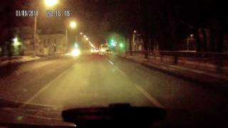 Авария в Петергофе (28.01.2012 в 20.34)