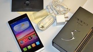 Распаковка Oppo Find 5 (unboxing): первое включение и краткое знакомство