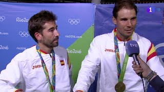 Rafa Nadal y Marc López ganan Medalla de ORO en la Final de Dobles Masculina en RIO