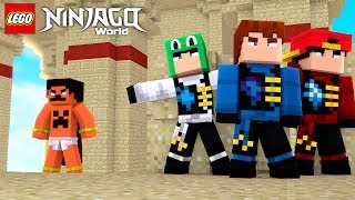 SNEAKING INTO THE EVIL LAIR TO HELP SAVE OUR NINJAGO FRIENDS - Minecraft LEGO NINJAGO