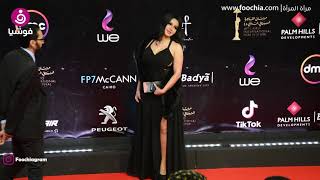 شيماء الحاج تظهر للمرة الأولى بمهرجان القاهرة بعد أزمتها مع خالد يوسف!