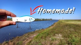 Homemade DIY Topwater Fishing Lure! (FAIL) pt.1
