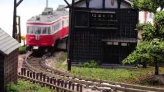 昭和の駅前～Bトレ用ミニレイアウト 鉄道模型 ジオラマ