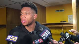 Giannis Antetokounmpo full post-game interview after losing to Celtics, Kyrie Irving | ESPN
