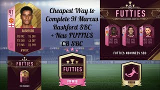 FIFA 18 FUTTIES ● CHEAPEST WAY TO COMPLETE MARCUS RASHFORD ST WINNER SBC ● + NEW FUTTIES CB SBC