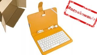 Etui i klawiatura do tabletu 7" Art AB-101D - rozpakowanie