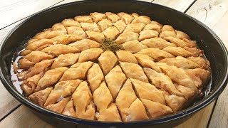 MİNİK Bezeler Yapmadan Oklava Kullanmadan KAT KAT Baklava Nasıl Yapılır | Bayram Tatlısı