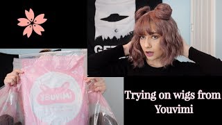 TRYING ON WIGS FROM YOUVIMI... ONLY $30!?